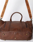 American Darling Briefcase Hand Tooled Saddle Blanket Genuine Leather Women Bag Western Handbag Purse