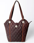 American Darling ADBGZ437 Tote Genuine Leather Women Bag Western Handbag Purse