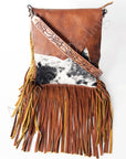 American Darling ADBGZ446 Crossbody Hair-On Genuine Leather Women Bag Western Handbag Purse