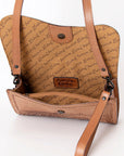 American Darling ADBGZ460 Wallet Hand Tooled Genuine Leather Women Bag Western Handbag Purse