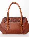 American Darling Tote Hand Tooled Genuine Leather Women Bag Western Handbag Purse