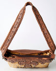 American Darling Hand Tooled Genuine Leather Women Bag Western Handbag Purse