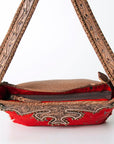 American Darling Hand Tooled Genuine Leather Women Bag Western Handbag Purse