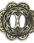 Western Screw Back Nickle Slotted Concho Cowgirl Hilason
