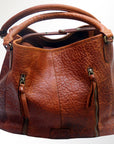 Never Mind Nmbgm124A Tote Vintage Handmade Genuine Cowhide Leather Women Bag Western Handbag Purse
