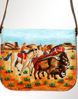 American Darling Messenger Genuine Leather women bag western handbag purse