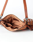 American Darling Cross Body Hand Tooled Saddle Blanket Genuine Leather Women Bag Western Handbag Purse