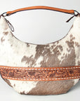American Darling HOBO Hand Tooled Hair-on Genuine Leather women bag western handbag purse