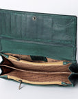 American Darling Wallet Hand Tooled Genuine Leather Women Bag Western Handbag Purse