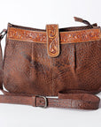 American Darling ADBGZ426C Cross Body Hand Tooled Genuine Leather women bag western handbag purse