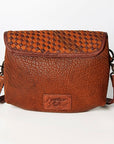 Women's Genuine Leather Crossbody Western Handbag