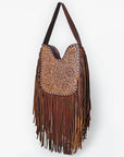 American Darling ADBGZ473 Hobo Hand Tooled Genuine Leather Women Bag Western Handbag Purse