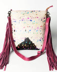 American Darling ADBGZ344A Cross Body Hair On Genuine Leather women bag western handbag purse