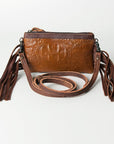American Darling Coin Purse Hand Tooled Genuine Leather women bag western handbag purse
