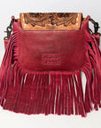 American Darling ADBGZ482 Crossbody Hand Tooled Genuine Leather Women Bag Western Handbag Purse