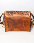 American Darling ADBGZ484 Crossbody Hand Tooled Genuine Leather Women Bag Western Handbag Purse