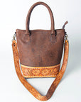American Darling ADBGZ276A Tote Hand Tooled Genuine Leather women bag western handbag purse