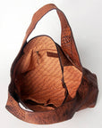 American Darling ADBGZ459A Tote Hand Tooled Genuine Leather women bag western handbag purse