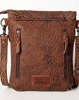 American Darling ADBGZ462A Cross Body Hand Tooled Genuine Leather women bag western handbag purse