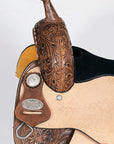 Hilason Western Horse Barrel Racing Trail Pleasure American Leather Saddle Tan Tack