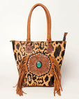 American Darling Tote Hand Tooled Genuine Leather women bag western handbag purse