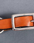 Bar H Equine Western Horse Stainless Steel Chain Genuine American Leather Curbs Strap