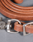 BAR H EQUINE Western Leather Horse Rein With Adjustable Buckle
