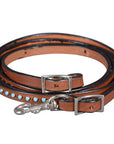 BAR H EQUINE Western Leather Horse Rein With Adjustable Buckle