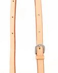 Bar H Equine Horse Genuine Leather Tie Downs Snap Ends Tan