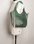 American Darling ADBG775B Tote Genuine Leather Women Bag Western Handbag Purse