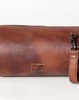 American Darling Duffel Bag for Women, Hand Tooled Floral Leather Western Bag, Full Grain Vegetable-Tanned with YKK Zipper