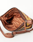American Darling Saddle Blanket Genuine Leather Women Bag Western Handbag Purse