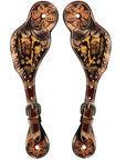 Durable Handcrafted PremiumLeather Spur Straps For Women Western Riding Show Rodeo