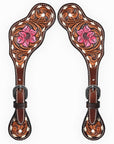 Durable Handcrafted PremiumLeather Spur Straps For Women Western Riding Show Rodeo