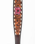 Bar H Equine American Leather Horse Saddle Tack One Ear Headstall | Breast Collar | Browband Headstall | Wither Strap | Tack Set for Horses Tropical Chaya Collection