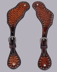 Durable Handcrafted PremiumLeather Spur Straps For Women Western Riding Show Rodeo