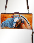 American Darling Wristlet Genuine Leather Women Bag Western Handbag Purse