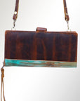 American Darling Wristlet Genuine Leather Women Bag Western Handbag Purse
