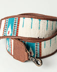 American Darling ADBT139 Saddle Blanket Genuine Leather Crossbody Handle Strap For Bags