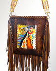 American Darling ADBGM156R2 Crossbody Genuine Leather Women Bag Western Handbag Purse