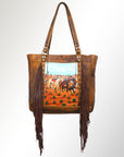American Darling ADBGM166R35 Tote Genuine Leather women bag western handbag purse
