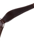 Hilason Western Roping Horse Breast Collar Basket weave Chocolate