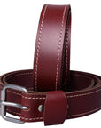 HILASON Western Genuine Leather Belt for Men Women Cowboy Cowgirl Handmade Unisex Full Grain Heavy Duty Tooled Belt for Jeans