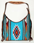 Hobo Saddle Blanket Leather Western Style Handbag for Women with Timeless Craftsmanship