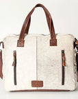 American Darling Briefcase Hair On Genuine Leather Women Bag Western Handbag Purse