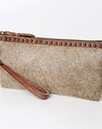 American Darling Wristlet Genuine Leather Women Bag W. Handbag Purse –