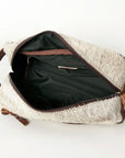 American Darling Hand Tooled Hair On Genuine Leather Women Bag Western Handbag Purse