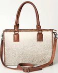 American Darling Briefcase Hair-On Genuine Leather Women Bag Western Handbag Purse