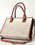 American Darling Briefcase Hair-On Genuine Leather Women Bag Western Handbag Purse