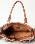 American Darling Briefcase Hair-On Genuine Leather Women Bag Western Handbag Purse